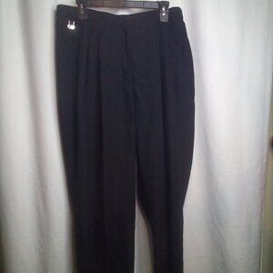 Ziz Golf Pants 14 Women Kylie Pleated Pockets Black